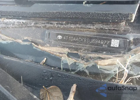 2025 Toyota Camry Le из США, поврежденный, VIN 4T1DAACK8SU594877